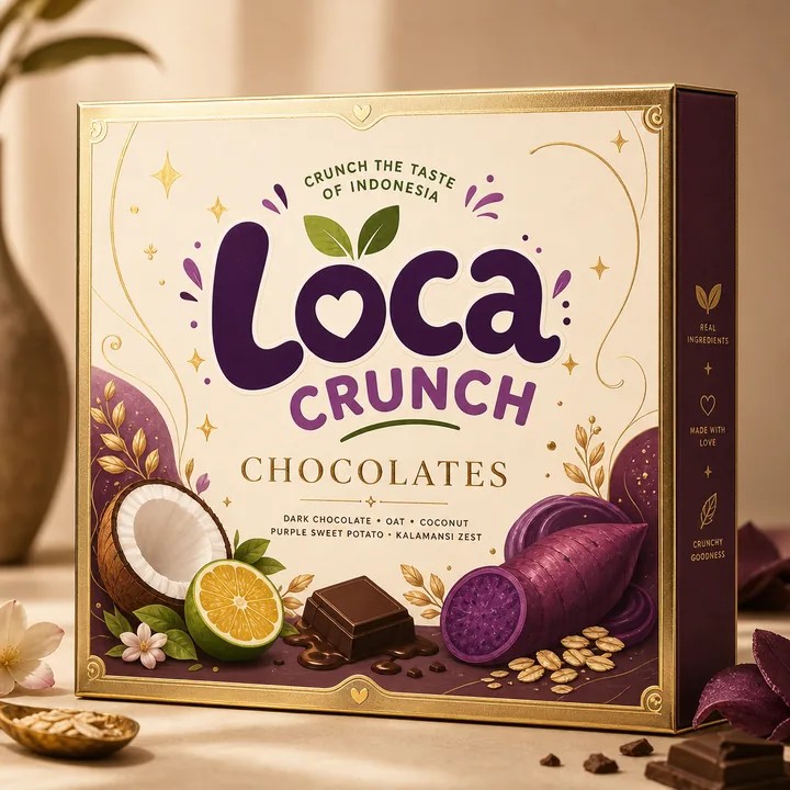 Chocolate, with a little more character. Packaging concept from CraftyWand.
